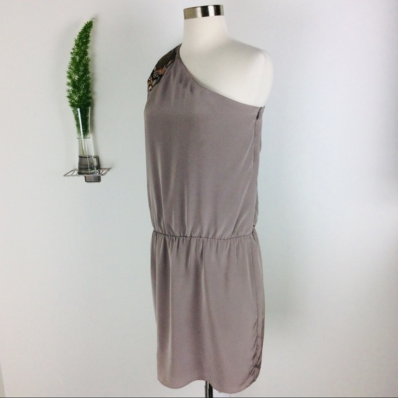 Tibi Stunning One Shoulder Sequined Dress Size (6) - Picture 4 of 7